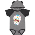 thumbnail image 3 of Inktastic Sugar Skull Blue Boys or Girls Baby Bodysuit, 3 of 5