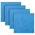 thumbnail image 3 of Iauyy Satin Napkins Set of 1- Dandelion- Blue DIY Printing Decoration Cloth Napkin- Easy Care for Home/Party, 3 of 8