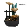 thumbnail image 2 of Relaxation Tabletop Water Fountain Indoor Garden Desktop Waterfall Fountains Zen Decor, 2 of 9