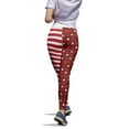 thumbnail image 7 of Women Valentine'S Day Lovesy Stripes Print Leggings Skinny For Running Pilates Gym Yoga Pants, 7 of 7