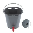 thumbnail image 4 of 8L Plastic Feeder Bucket with Nipples Check Valves Feeding Equipment for Livestock Use, 4 of 8
