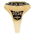 thumbnail image 2 of JackAni 14k Gold Simulated December Birthstone 2026 Graduation Mens Ring - Size 8.25, 2 of 3
