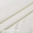 thumbnail image 4 of Mulanimo Water Repellent Soft Microfiber Fabric Shower Curtain for Bathroom, Decorative Embossed Pattern, Cream, 72x72 Inches, 4 of 7