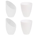thumbnail image 3 of 4Pcs Delicate Wall Lamp Plastic Light Shade Flat and Bevel Head Shape Lampshade, 3 of 6