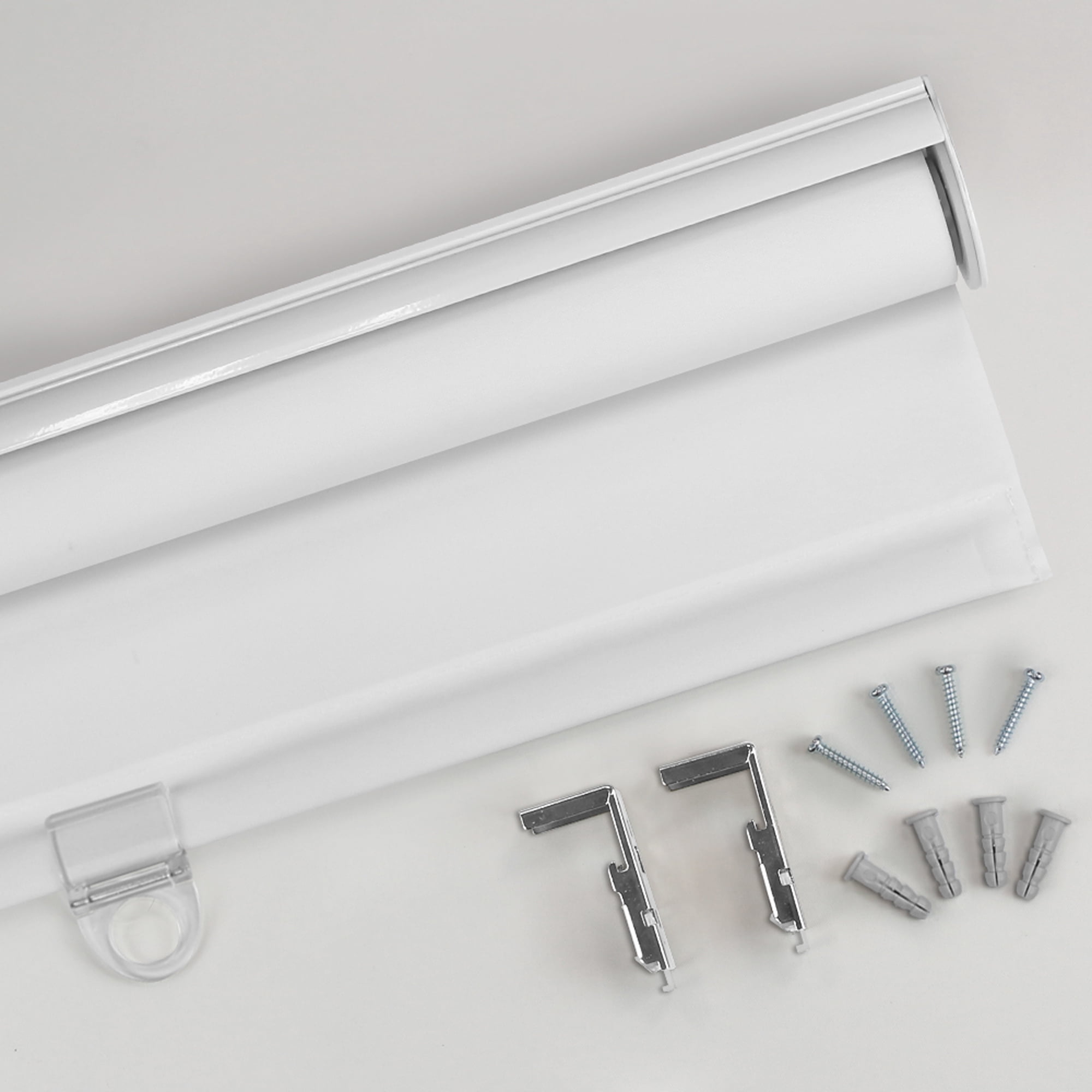 Mainstays Light Filtering Slow Release Roller Shade 31x72 in, White