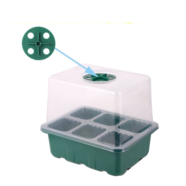 Gardening Cultivation Box Kit Seed Starter Tray LED Grow Light Garden Plant Succulent Flower