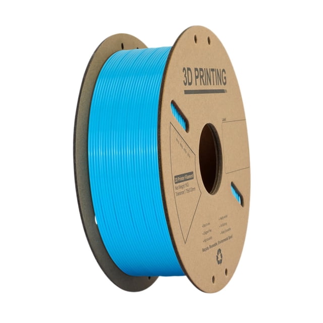 Filamento para impresoras 3D Pla de 1,75 mm, paquete de filamentos para impresión 3D, alto rendimiento, profesional, bobina de 1 kg, perfectamente enr Azul