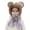 a-Beige72, variant on Girls Boys Earflap Hats Kids Winter Cute 2-in-1 Hood With Attached Scarf Plush Warm Pullover Hat For Cold Weather Outdoor Daily Wear Light Blue