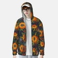 thumbnail image 4 of Fotbe Sunflowers Men's Women's UPF 50+ Sun Protection Jacket Hooded Cooling Shirt with Pockets Hiking Outdoor Performance-X-Large, 4 of 9