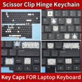 thumbnail image 1 of Keyboard Laptop For DELL Alienware 13 14 15 17 M15 M17 R5 R3 R4 P38E A51M Cap Keycap And hinge Replacement 1 Hinge, 1 of 5