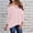 Pink, variant on TODOZO Long Sleeve Shirts for Women Tunic Tops Casual Womens Summer Tops Womens Long Sleeve Knitted Sweaters Fall Basic Tees Off Shoulder Oversized Jumper Tops Loose Casual Blouse Tops Black L