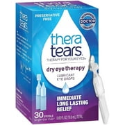 TheraTears Lubricant Eye Drops Single-Use Containers 32 Each (Pack of 2)