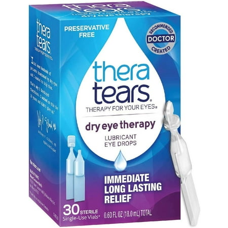 TheraTears Lubricant Eye Drops Single-Use Containers 32 Each (Pack of 3)