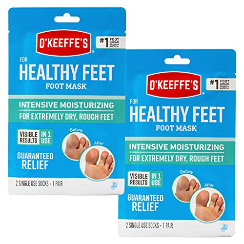 O'Keeffe's Healthy Feet Intensive Moisturizing Foot Mask, One Pair