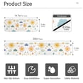 thumbnail image 3 of Yayeee Faucet Mat for Kitchen Sink 14.7" Diatomite Long Splash Guard Pad, Rainbows Pattern, 2 Pack, 3 of 7