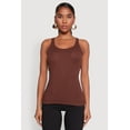 thumbnail image 2 of Womens Ribbed Knit Racerback Tank Top, 2 of 5