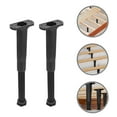 thumbnail image 2 of 2pcs Adjustable Height Furniture Support Legs Heavy Duty Replacement Legs for Bed Frame Brackets height range, 2 of 8