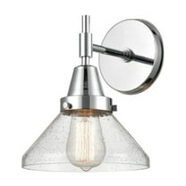 447-1W-PC-G4474-Innovations Lighting-Caden - 1 Light Wall Sconce-9.25 Inches Tall and 8 Inches Wide-Polished Chrome Finish-Seedy Glass Color