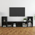 thumbnail image 6 of vidaXL TV Stand Set TV Console Sideboard Home TV Unit 3 Piece Engineered Wood, 6 of 82