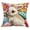 H, variant on Aooww Easter Bunny Egg Print Pillow Cover with Faux Embroidery Design for Sofa Cushion and Decorative Throw Pillow Case,G