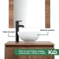 thumbnail image 4 of Gabinete Para Baño Mueble Lavamanos Con Espejo Ovalin y Monomando Fibra de Madera MFC  KingsHouse cafe Estandar, 4 of 8