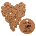 thumbnail image 4 of Shisuyan 200pcs Paper Labels Circle-shaped Blank Hanging Tags Gift Tags Thank You Printed Tag For Diy, 4 of 9