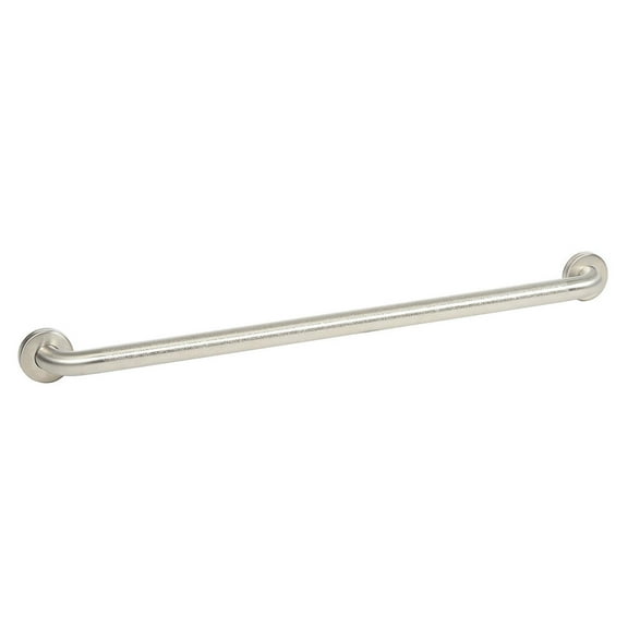Bobrick® B6806.99x36, 1-1/2" Dia. Straight Peened Grab Bar 36"W