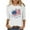 3/4 Length Sleeve Women Tops&White, variant on VKOYWKM Memorial Day Shirts for Women Patriotic American Flag Graphic Tshirts 3/4 Sleeve USA Flag Patriotic Tee Independence Day Gifts for Women
