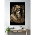 thumbnail image 2 of Pogan Magical Merlin Poster Wall Art, Modern Wall Decor For Living Room Bedroom, 24x36 UNFRAMED, 2 of 3