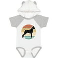 thumbnail image 3 of Inktastic Boxer Dog Vintage Silhouette Boys or Girls Baby Bodysuit, 3 of 5