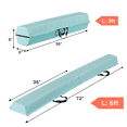 thumbnail image 3 of SuperDeal 6FT Folding Balance Beam for Kids - Non-Slip Base W/Carrying Handles | Gymnastics & Yoga Balance Training Indoor, Green, 3 of 13