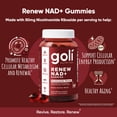 thumbnail image 5 of Goli Nutrition Renew NAD+ Gummies with Nicotinamide Riboside, 60 Count, 5 of 8