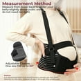 thumbnail image 6 of RUPOUN Maternity Belly Bands for Pregnant Women, Maternity Belt, Adjustable Pregnancy Belt for Back, Pelvic Support, Comfortable, Black, 6 of 9