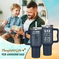 thumbnail image 5 of Gifts For Dad - Christmas For Dad From Daughter, Son, Kids - Birthday Present Ideas For Father, Husband, New Dad, Christmas Gifts For Dad - Dad Legend Gifts 40Oz Tumbler With Handle, 5 of 6