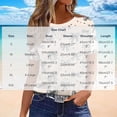 thumbnail image 2 of Maplenight Cute Summer Tops for Women Crew Neck Graphic Tee Shirts Short Sleeve Casual T-Shirt, 2 of 3