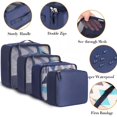 thumbnail image 4 of Juego de 8 organizadores de equipaje BAGAIL de Packing Cubes, color índigo, 4 of 7