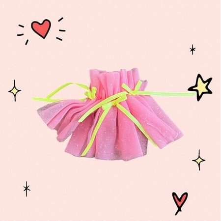 Lol Surprise doll OMG Bartz 1990 COURTNEY/SKIPPER Doll Clothes Cheerleader Skirt Pink Green Ribbon