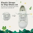 thumbnail image 4 of Toddler Sneakers for Girls Boys, Kids Canvas Fashion Shoes Elastic Straps Laces Slip On Lightweight Comfortable Low Top Classic Casual Walking Shoes, 4 of 6