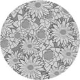 thumbnail image 1 of Ahgly Company Machine Washable Indoor Round Transitional Gray Area Rugs, 8' Round, 1 of 7