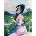 thumbnail image 2 of Francesco Vinea 15x18 Gold Ornate Wood Frame and Double Matted Museum Art Print Titled - Afternoon Tea, 2 of 4