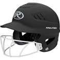 thumbnail image 1 of Casco de bateo Rawlings COOLFLO HIGHLIGHTER negro mate, 1 of 3