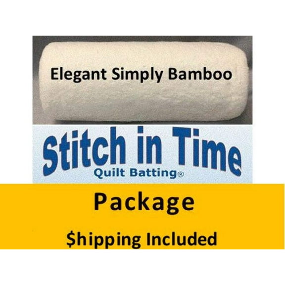 SB60 Simply Bamboo Batting (Package, Throw(2) 60 in x 60 in) shipping included*