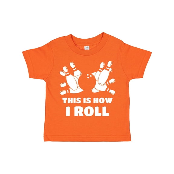 Inktastic How I Roll Bowling Boys or Girls Toddler T-Shirt
