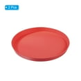 thumbnail image 3 of REGALWOVEN Restaurant Serving Trays, Round Non-Slip Food Service Tray Platter Red, 3 of 6