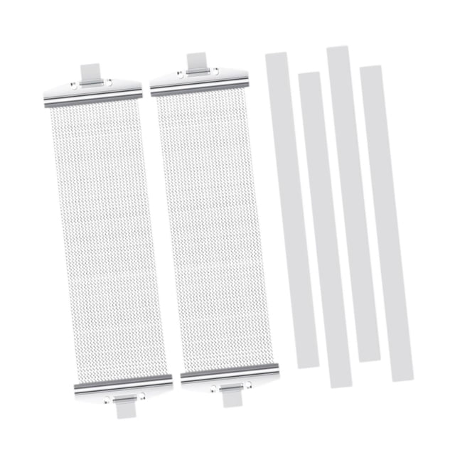 Fiocias 2 Pieces Snare Wire Drum Wires Snare Wire Straps Percussion Component Kit Practical PP Material Secure Fit Suitable for Musicians Performance Practice White