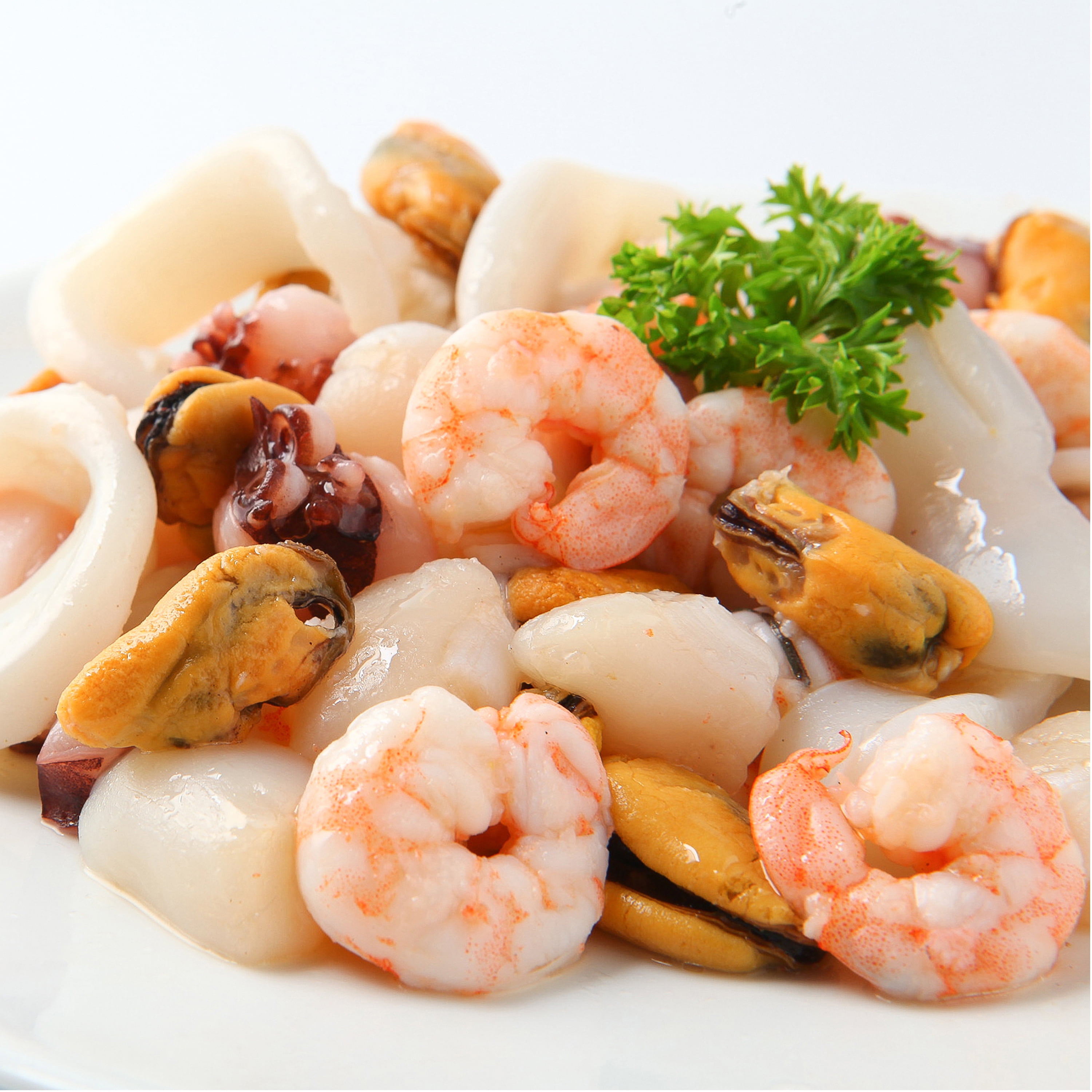 Great Value Frozen Seafood Mix with Squid, Mussels, Shrimp, and Scallops, 20 oz Gluten-Free