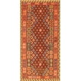 thumbnail image 1 of Ahgly Company Indoor Rectangle Traditional Orange Southwestern Area Rugs, 9' x 12', 1 of 6