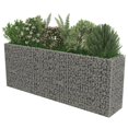 thumbnail image 2 of vidaXL Gabion Raised Bed Galvanised Steel 270x50x100 cm, 2 of 5