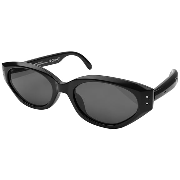 Posh Tech Josie Cateye Smart Sunglasses with Bluetooth Speakers in Black