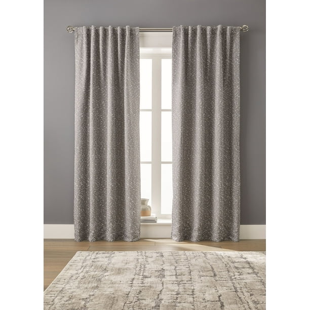 Better Homes Gardens Traditional Rod, Grey And Beige Blackout Curtains
